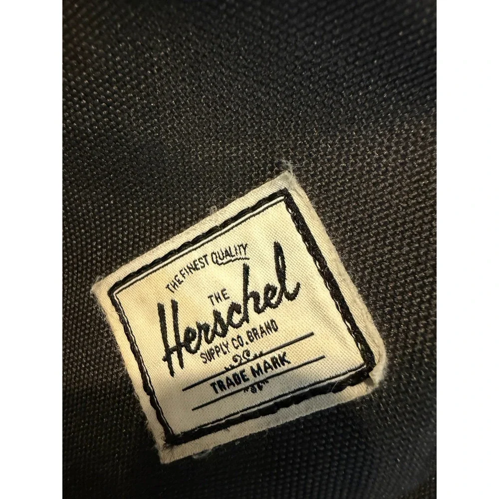 Herschel‎ Supply Co Classic Backpack Navy Blue Striped Lining Brass Zipper